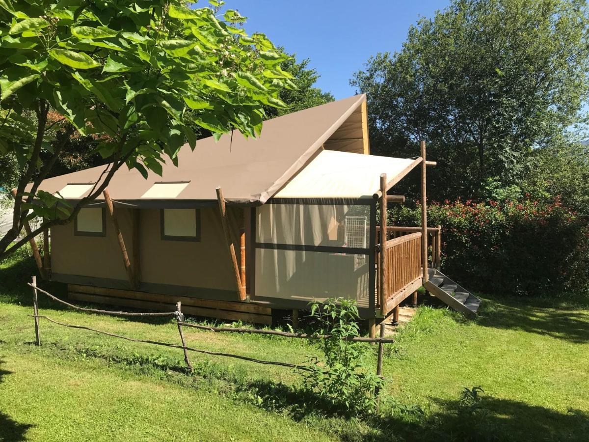 Camping-Gites Au Songe Du Valier Seix Exterior foto
