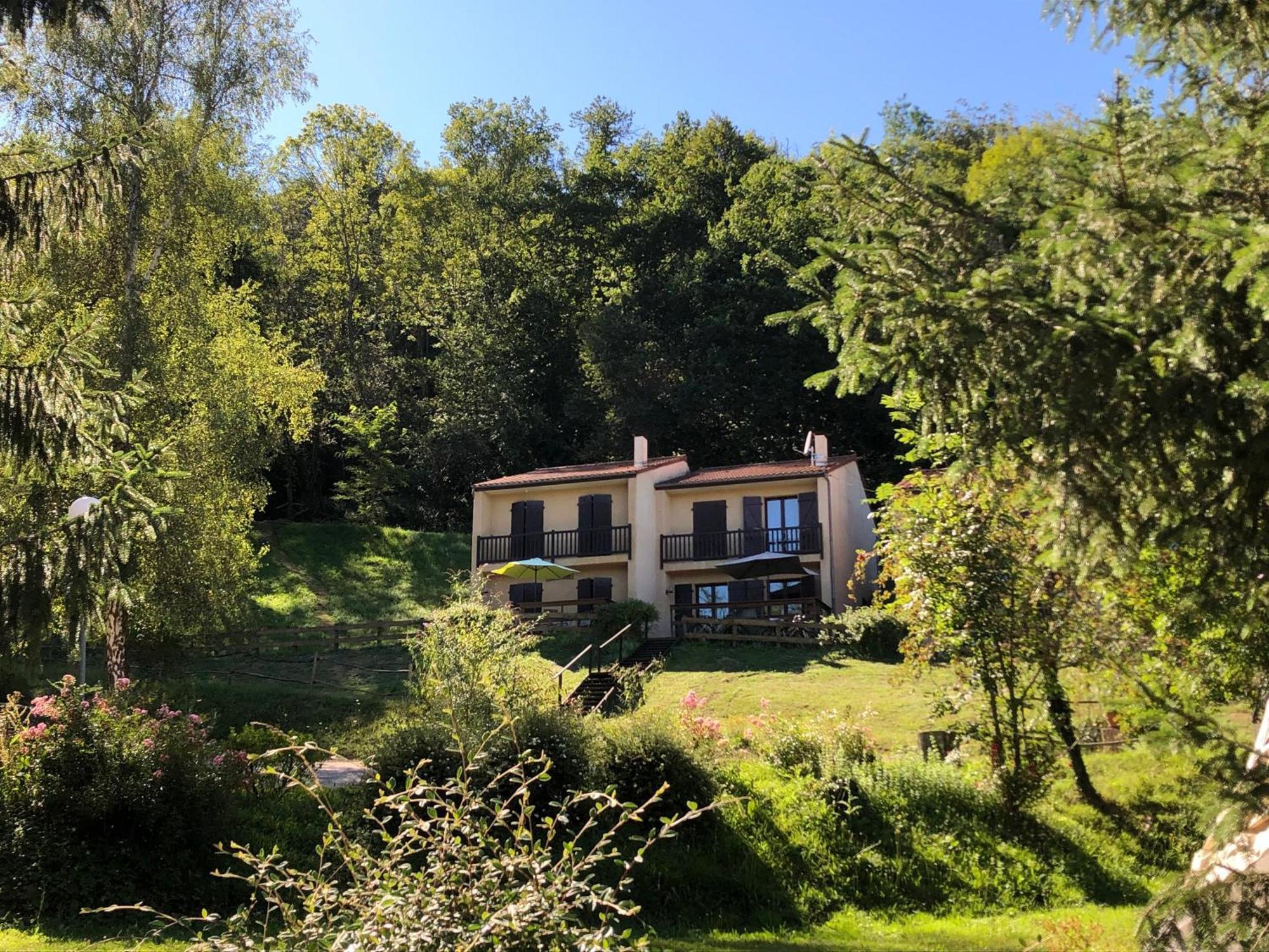 Camping-Gites Au Songe Du Valier Seix Exterior foto